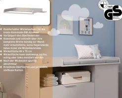 Clearance Wickelaufsatz Alkmaar Kinder Wickelkommoden|Wickelkommoden