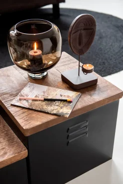 DAHEIM Teelichthalter|Teelichthalter|Windlicht Ø 14,5 cm