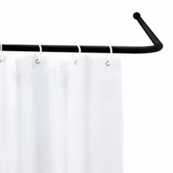 WENKO Duschvorhänge|Winkelstange 20 mm Universal