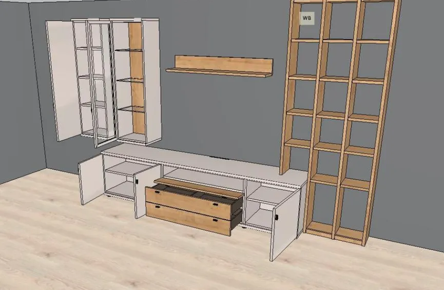 Musterring Wohnwand Kira-System