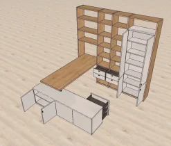 Outlet Wohnwand Kira-System Wohnwände & Tv-Lowboards