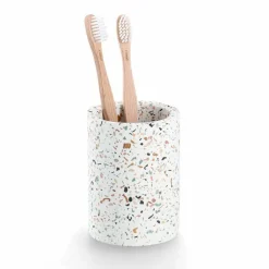 Badzubehör|Zahnputzbecher Terrazzo null
