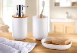 New Zahnputzbecher Timber Badzubehör